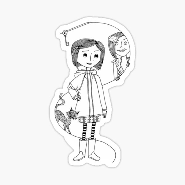 Coraline sticker for sale by tabithahope
