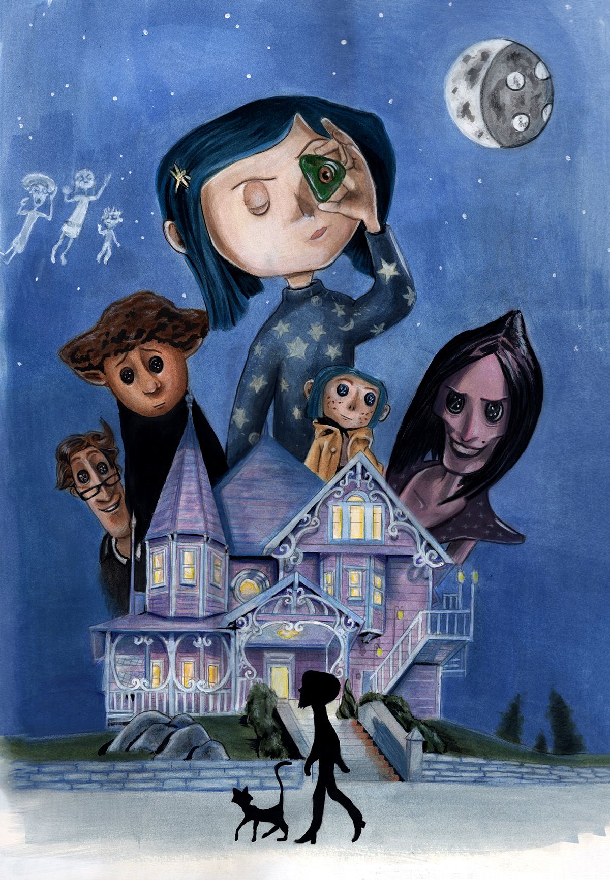 Coraline movie poster on behance coraline art coraline jones coraline aesthetic