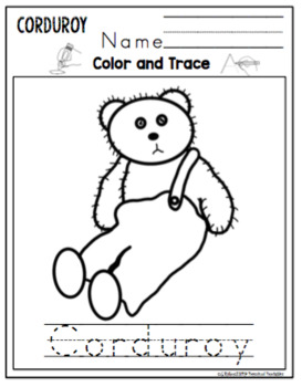 Corduroy math literature pack by preschool printable tpt