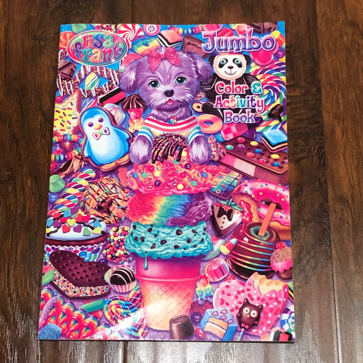 Lisa frank jumbo coloring activity book spotty dotty reef seal hunter echo