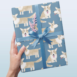 Corgi wrapping paper