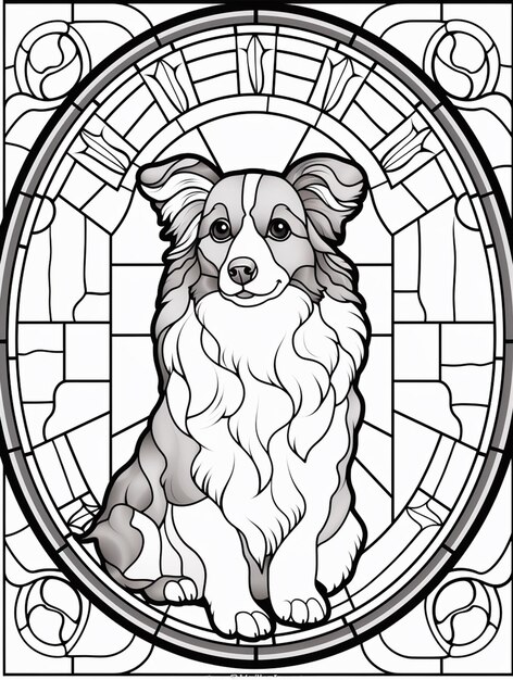 Page westie stained glass images