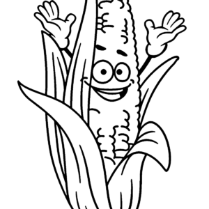 Corn coloring pages printable for free download