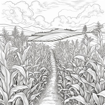 Page field coloring page images