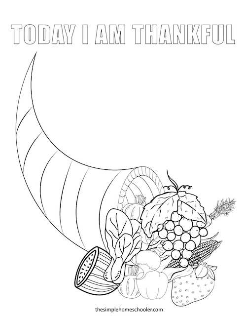 Free printable cornucopia coloring pages for kids and adults