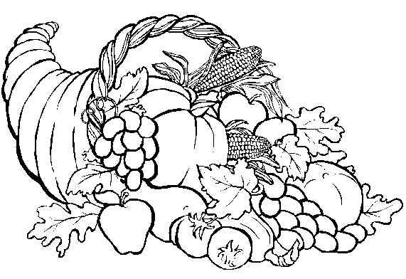 Cornucopia food template