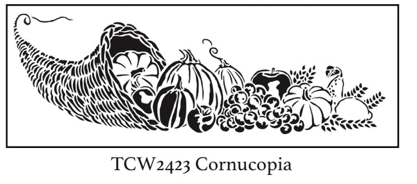 Tcw cornucopia â tcw stencils