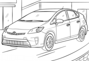 Toyota coloring pages free coloring pages