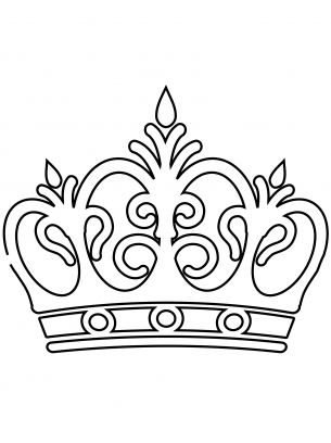 Royal crown coloring pages crown template crown drawing coloring pages
