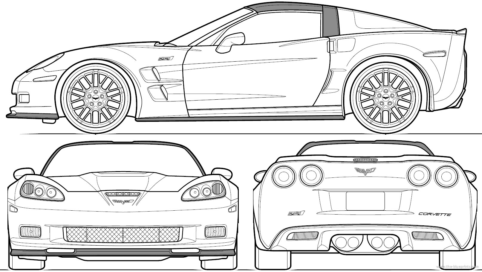 Fighting boredom during lockdown how about some corvette coloring pages
