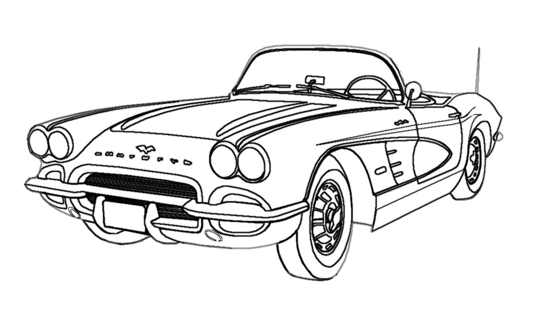 Corvette outline