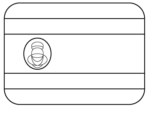 Flag of costa rica emoji coloring page free printable coloring pages