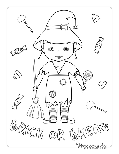 Free printable halloween coloring pages