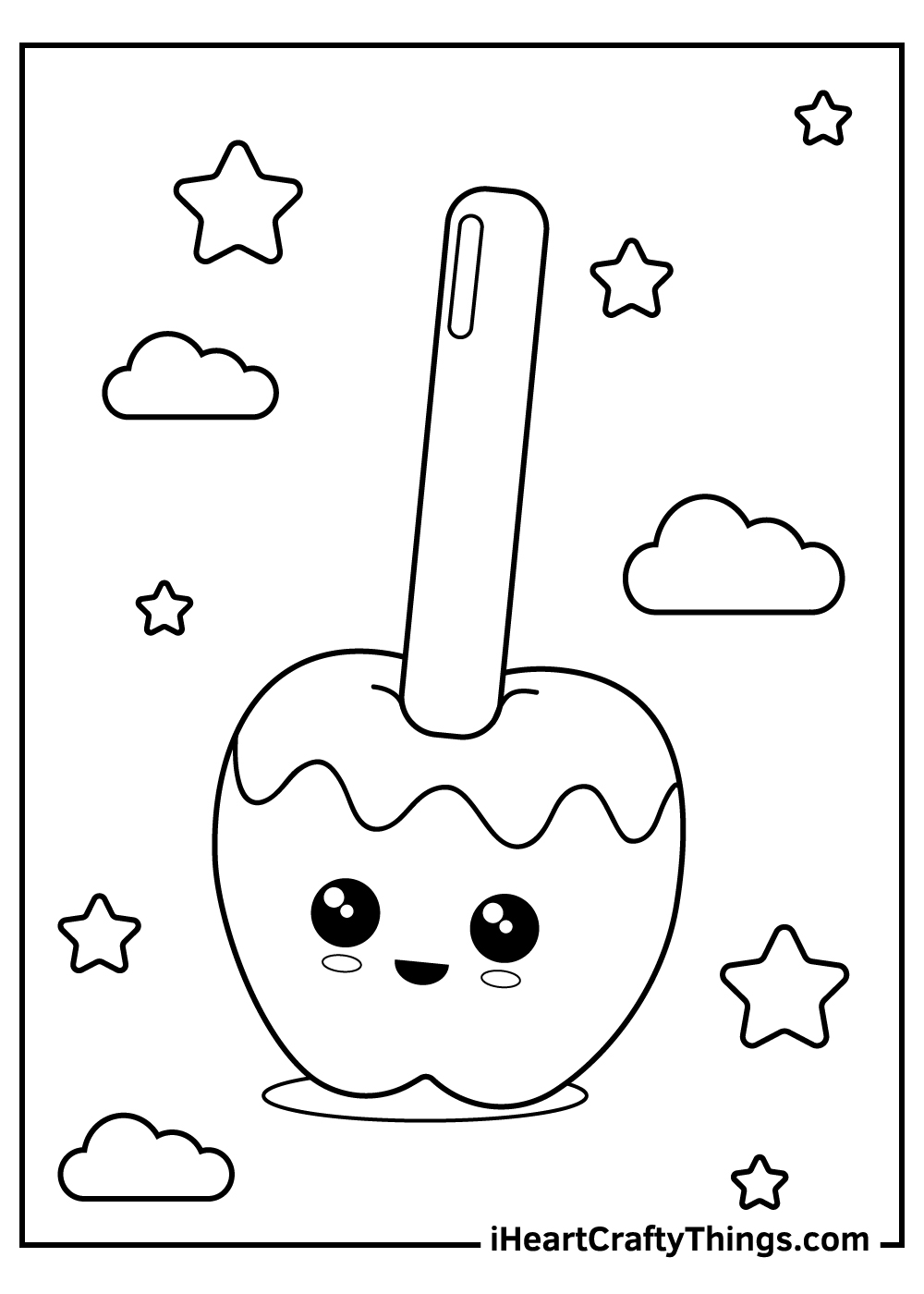 Candy coloring pages free printables