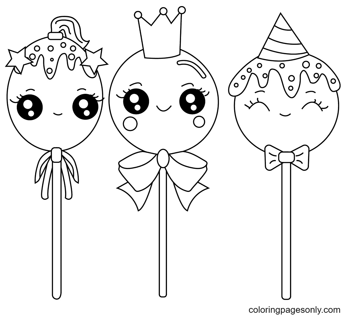 Candy coloring pages printable for free download