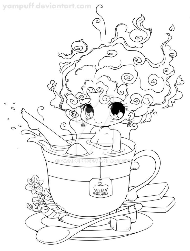 This lineart is available for download at yampuff my missioner has given permission for the linâ chibi coloring pages coloring books adult coloring pages