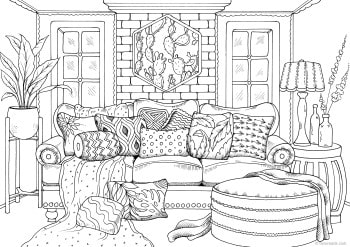 Sofa â favoreads coloring club