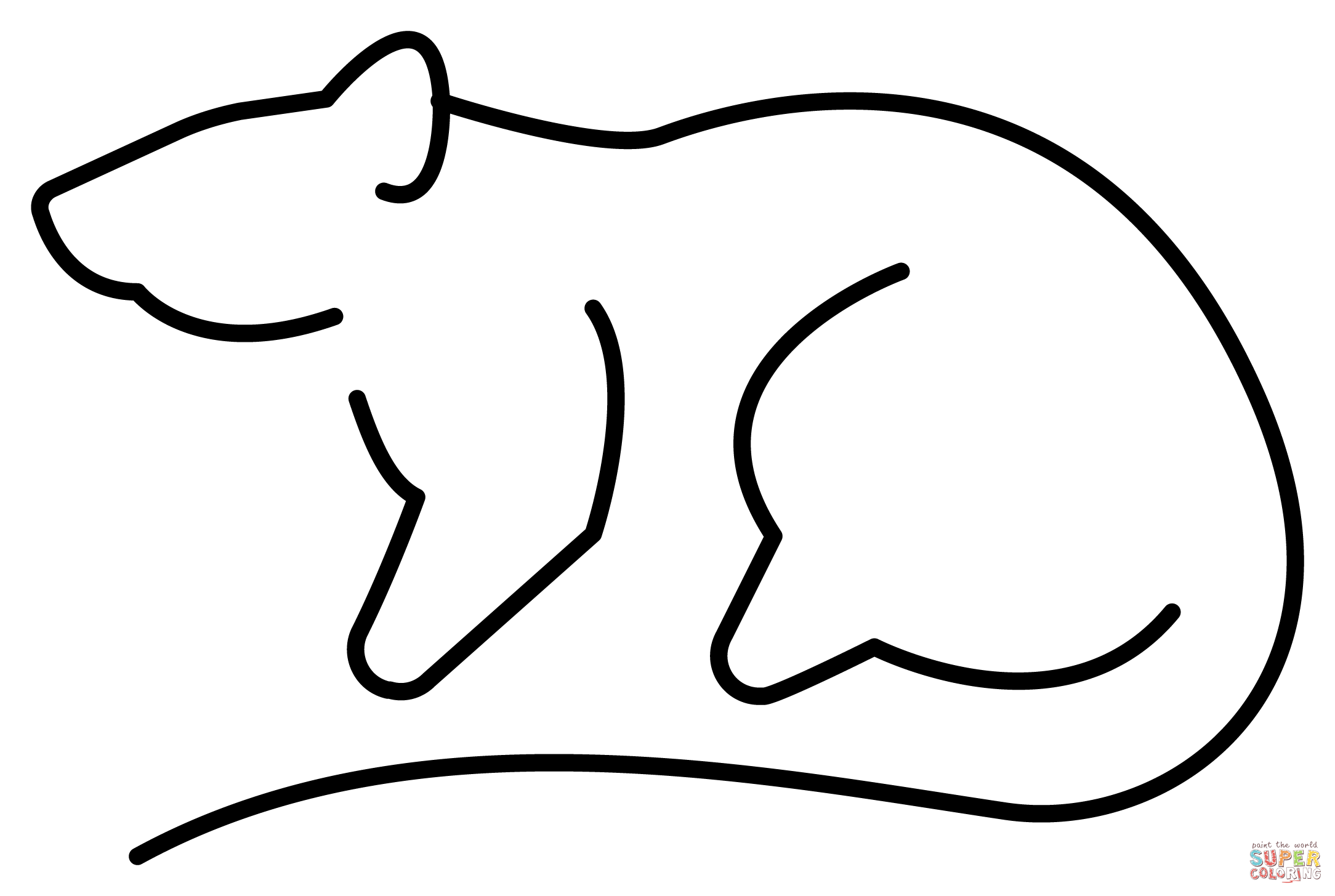 Rat emoji coloring page free printable coloring pages