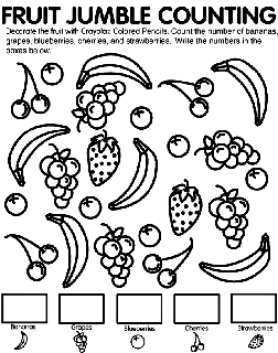 Numbers free coloring pages