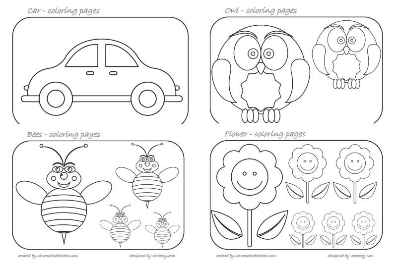 Counting coloring pages