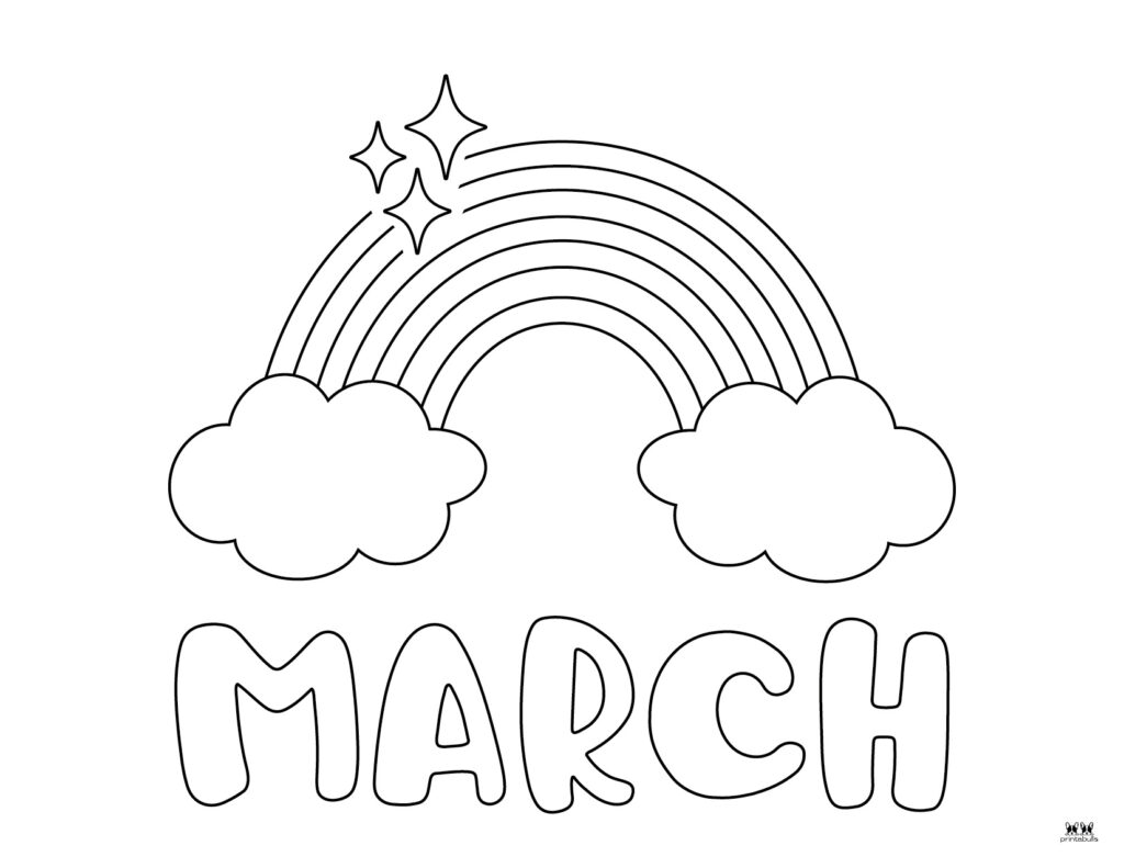 March coloring pages