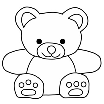 Counting bears clip art math clipart practice sorting and counting