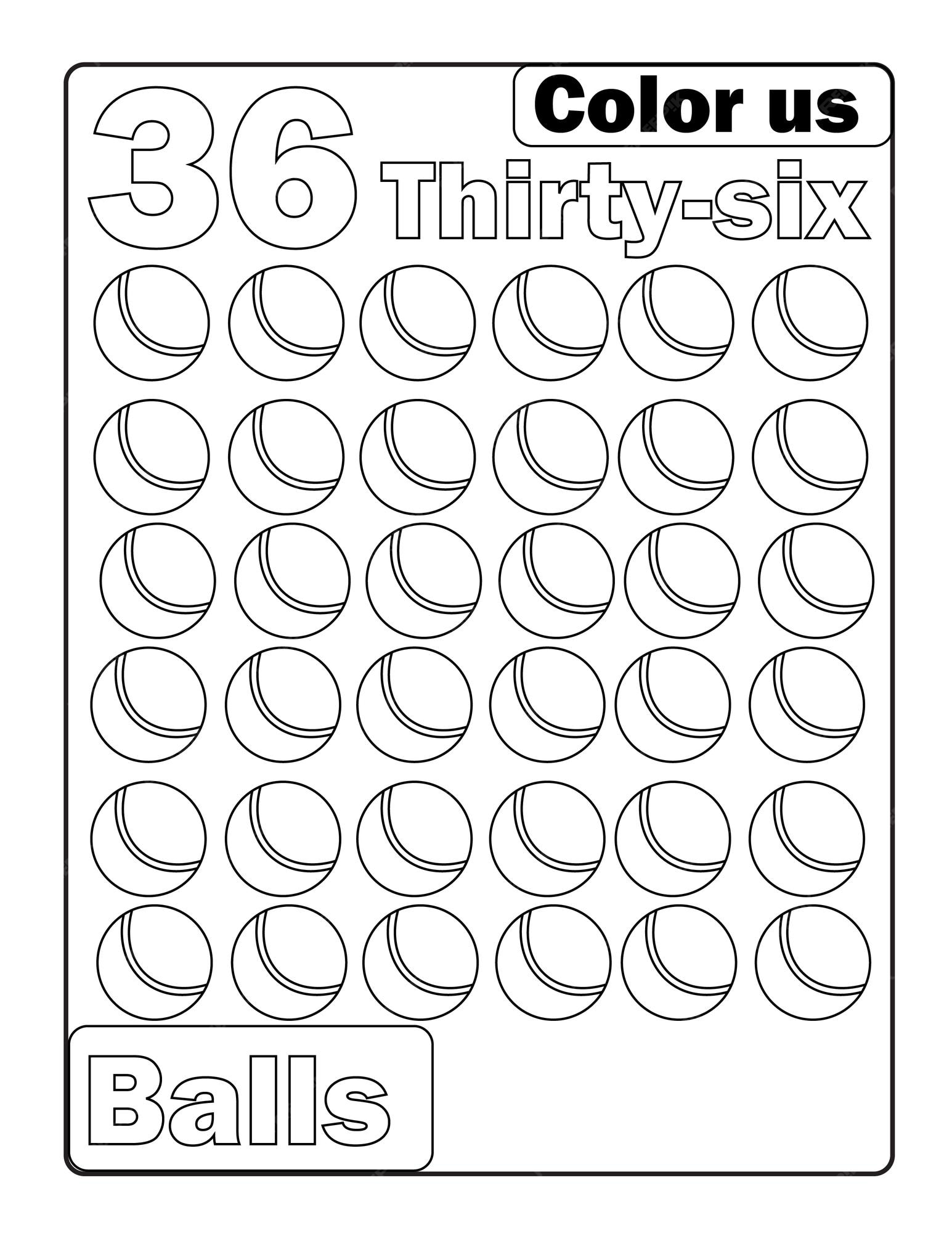 Premium vector number tracing and counting coloring pages with cute designs