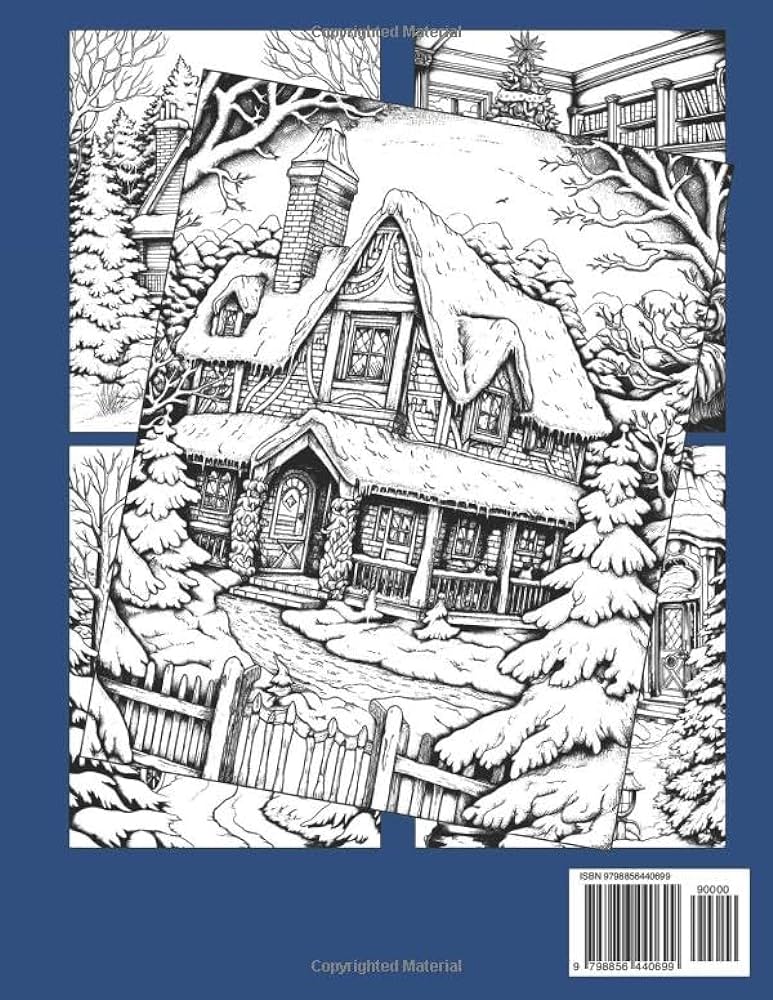 Country christmas coloring book discover the magic of a rustic country christmas in coloring pages great for solo or group coloring sessions decorative art and cherished keepsake