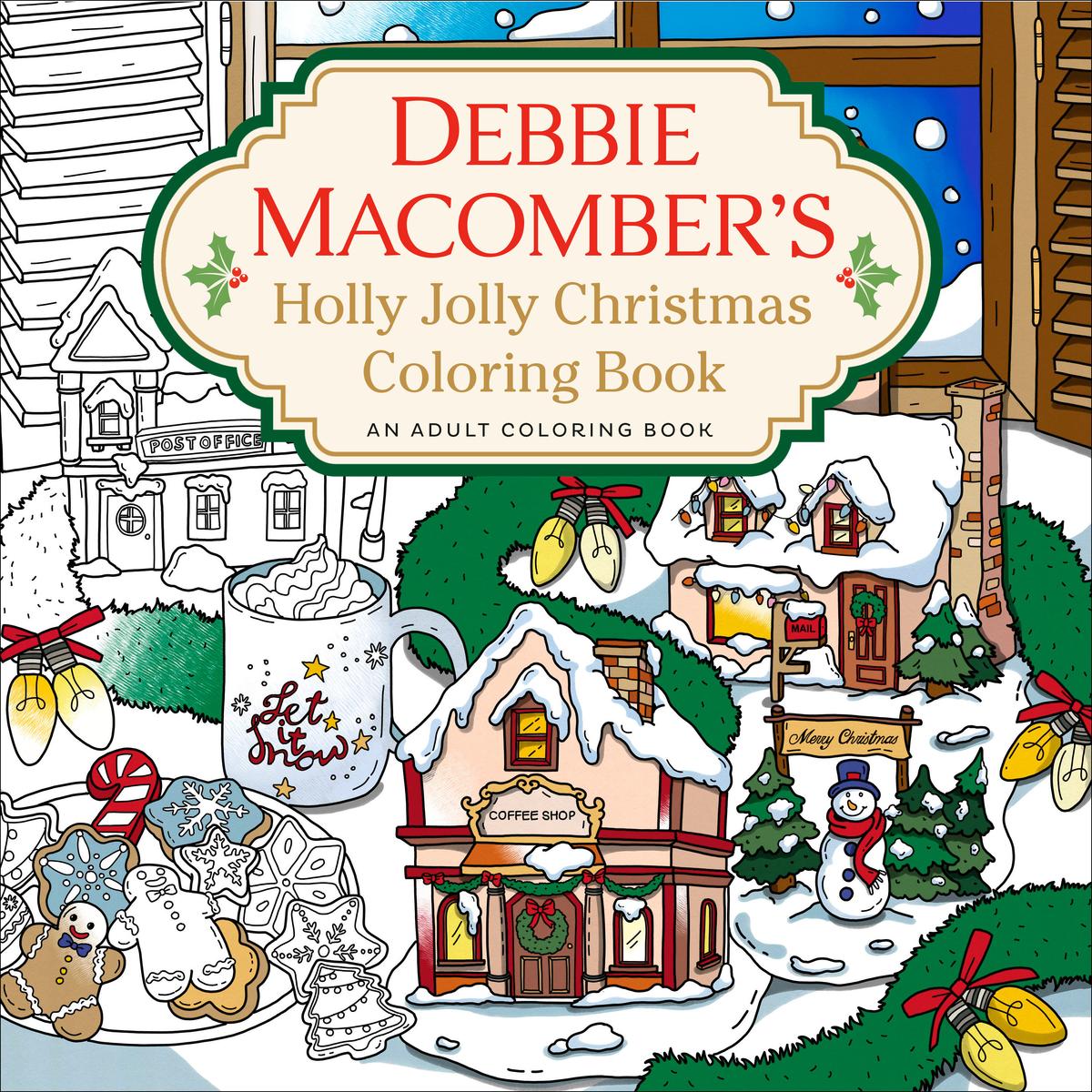 Books debbie macombers holly jolly christmas coloring book