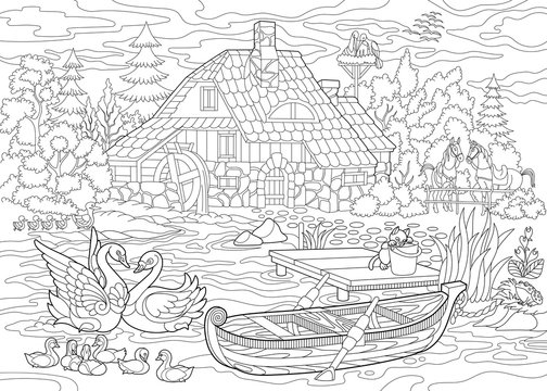 Colouring pages farm images â browse photos vectors and video