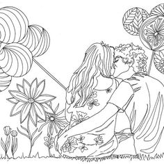 Coloring pages couples groups ideas coloring pages coloring books colouring pages
