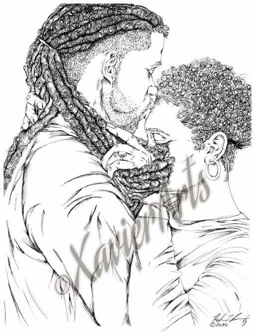 Locs of love adult coloring sheet nubian coloring african american c â