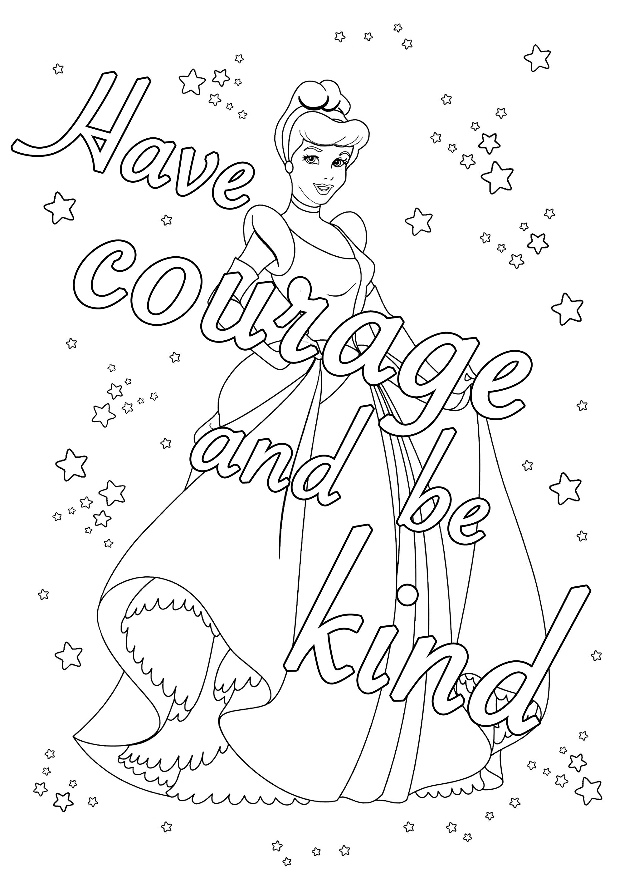 Have courage and be kind from cinderella