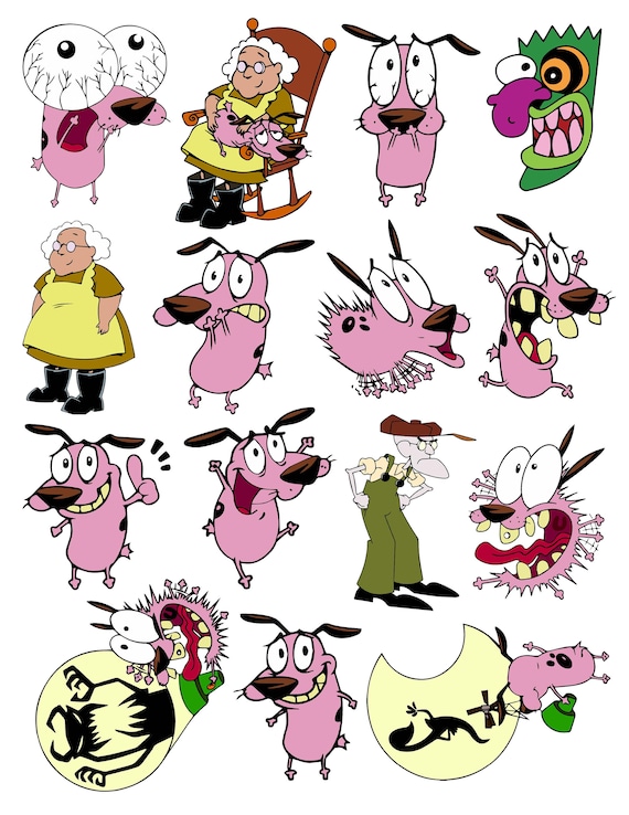 Courage the cowardly dog resin inserts in color resin inserts colored resin inserts resin sheet