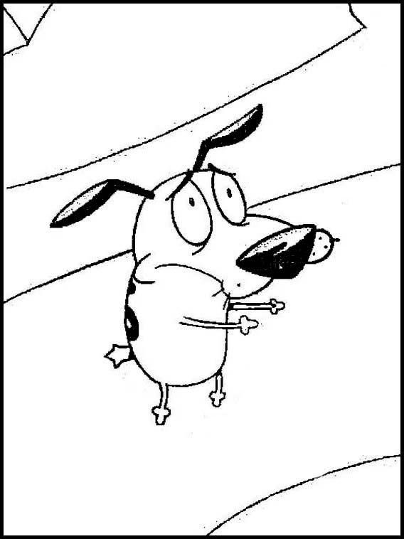 Courage the cowardly dog printable coloring pages for kids cartoon coloring pages coloring pages online coloring pages