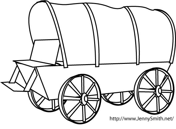 Mormon share covered wagon