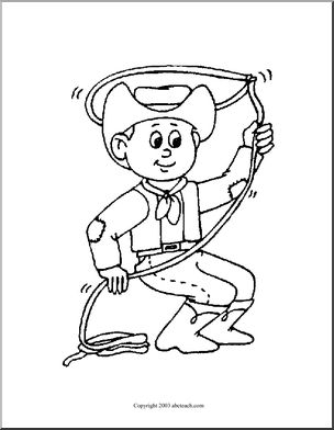 Coloring pages western theme