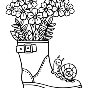 Boots coloring pages printable for free download