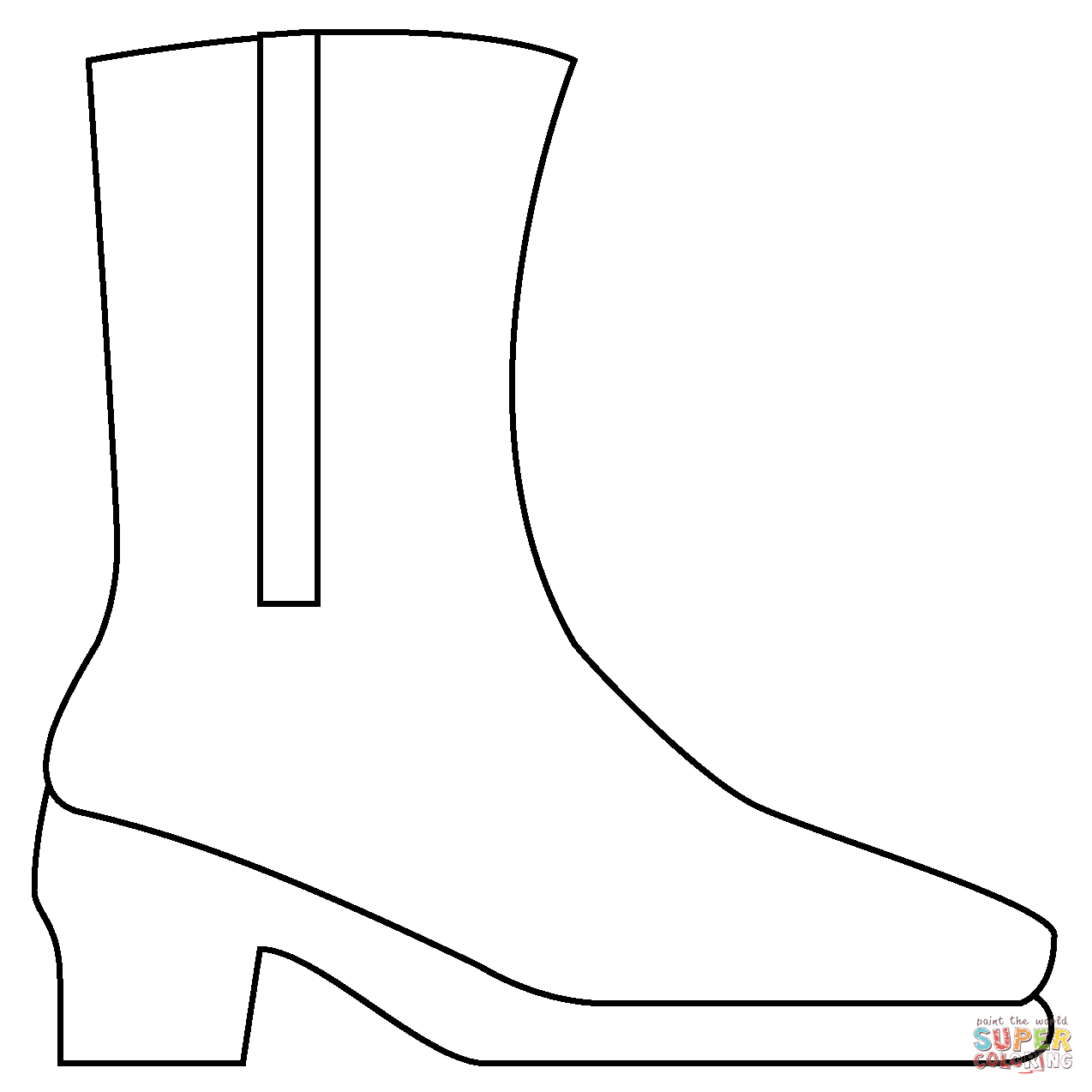 Womens boot emoji coloring page free printable coloring pages