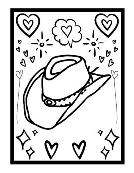 Cowboy coloring pages for kids cowboy hats horse printable coloring sheets pdf