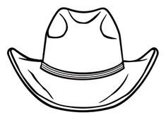 Cowboy hat coloring pages ideas coloring pages cowboy cowboy hats