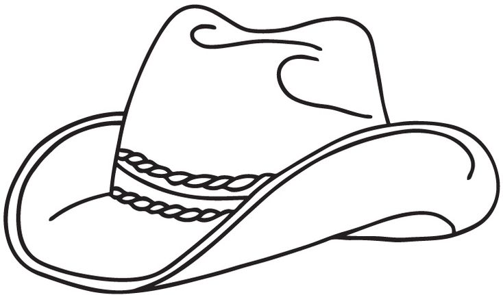 Cowboy hat with an arrow going through it coloring page from wild west category description from carinteriorâ cowboy hats coloring pages free coloring pictures