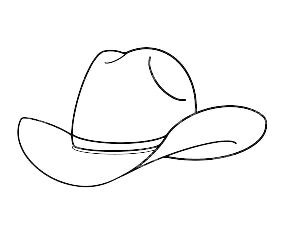 Cowboy hat svg cowboy cut file cowboy png cowboy vector