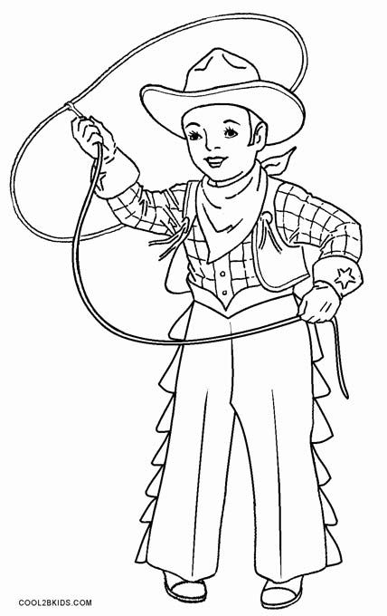 Printable cowboy coloring pages for kids coolbkids coloring pages for kids coloring pages coloring pages for boys