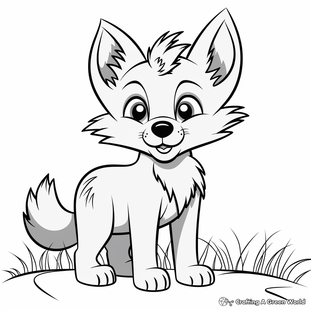 Coyote coloring pages