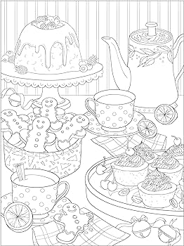 Creative haven cozy christmas coloring book mazurkiewicz jessi books