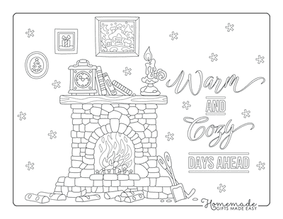 Free printable winter coloring pages for kids adults