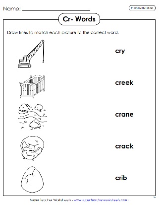 Consonant blend cr