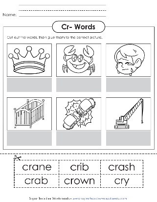 Consonant blend cr