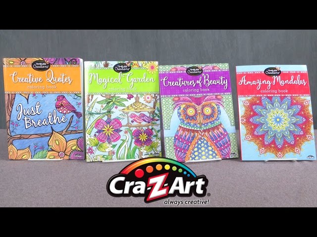 Tieless creations coloring books fro cra